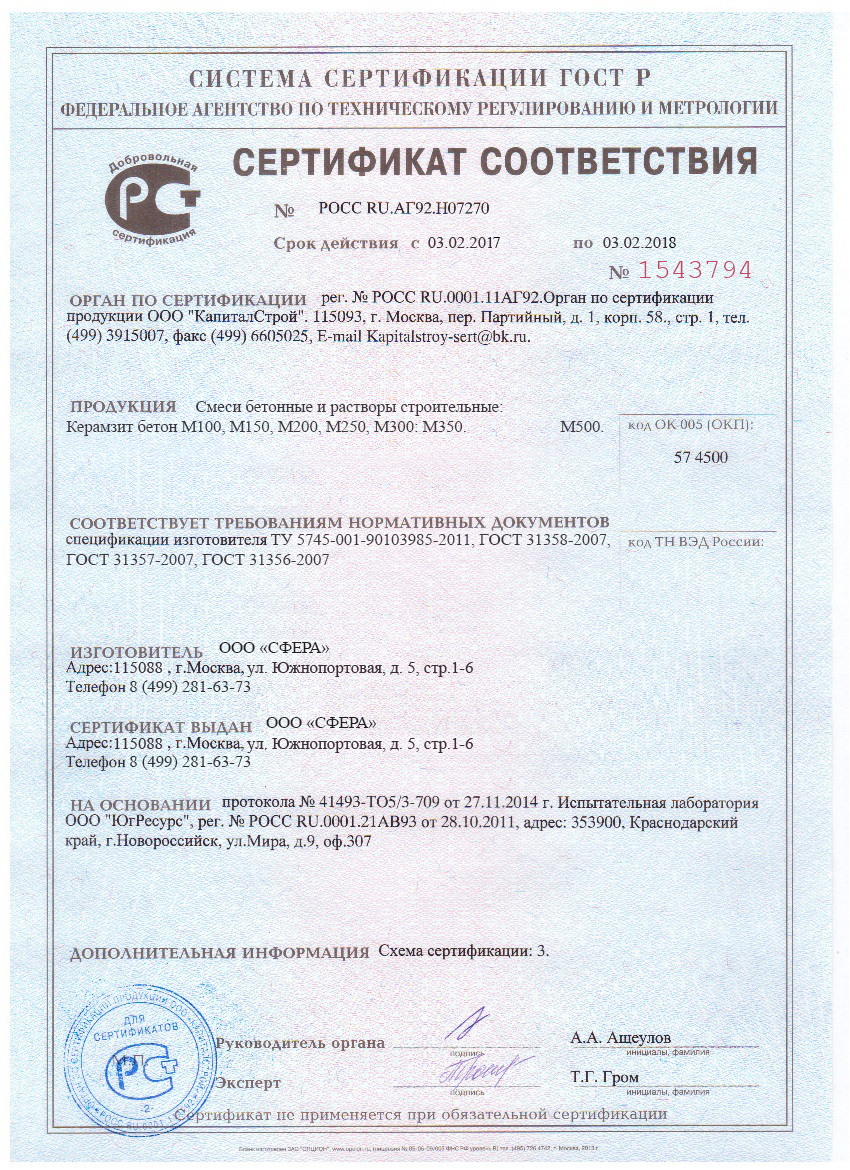 Паспорт качества на раствор цементный м100 нк бетон